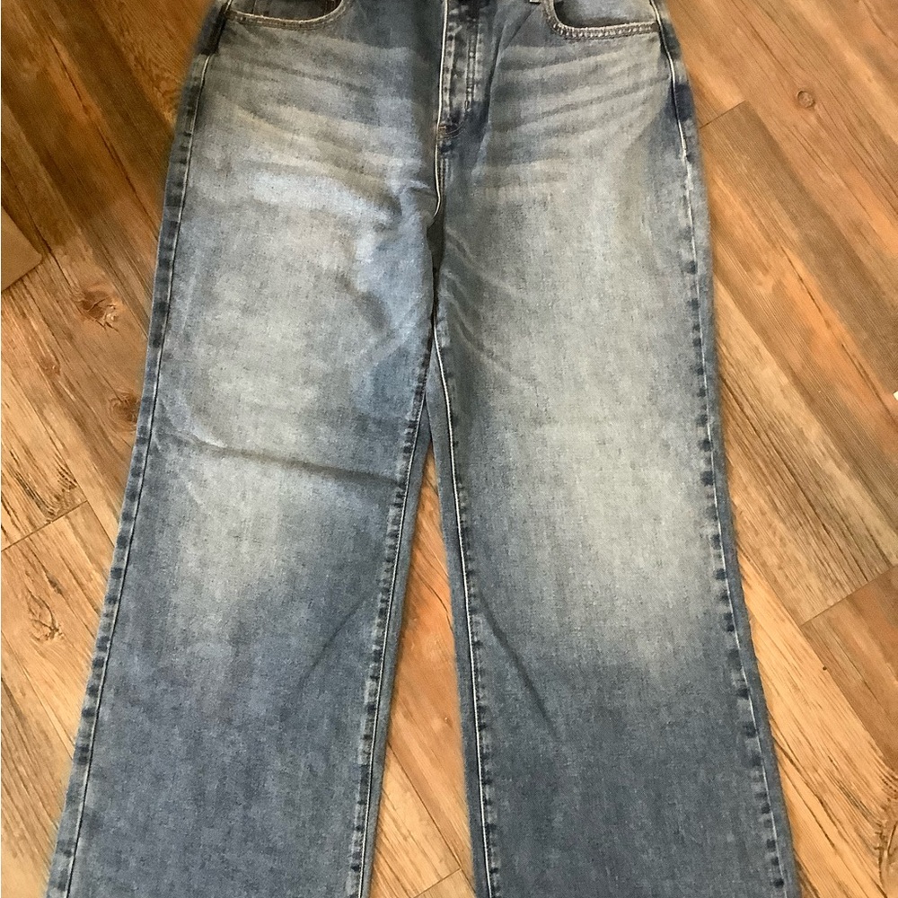 Boot barn Cleo + Wolf Women's High Rise Straight Jeans - Classic Blue